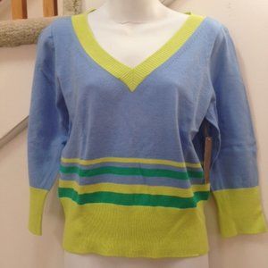 i.e.Relaxed Sweater, Size L, 88% Cotton, 10% Nylon, 2% Spandex